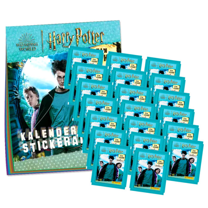 Panini Harry Potter Sticker - Ein Jahr in Hogwarts (2023) - 1 Album + 20 Tüten Sammelsticker