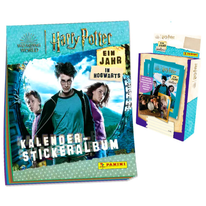 Panini Harry Potter Sticker - Ein Jahr in Hogwarts (2023) - 1 Album + 1 Blister Sammelsticker