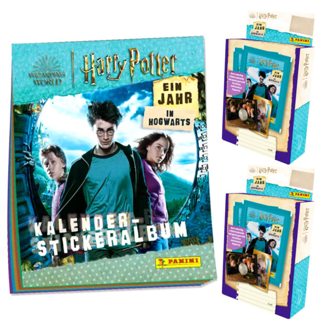 Panini Harry Potter Sticker - Ein Jahr in Hogwarts (2023) - 1 Album + 2 Blister Sammelsticker