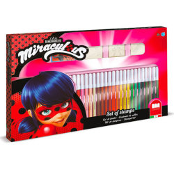 Miraculous - Activity Malset - Stempelset - Mit Malbuch -...