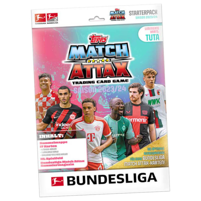 Topps Match Attax Bundesliga Karten Saison 2023 / 2024 - 1 Starter Sammelkarten