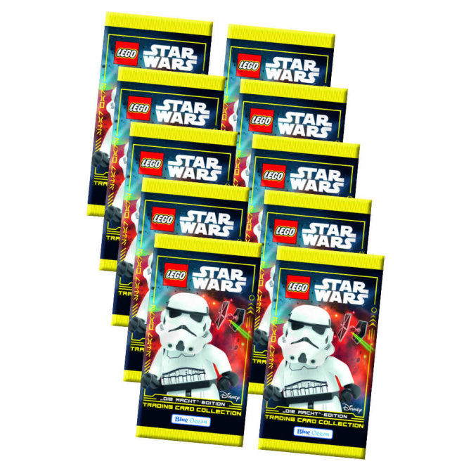 Lego Star Wars Karten Trading Cards Serie 4 - Die Macht Sammelkarten (2023) - 10 Booster