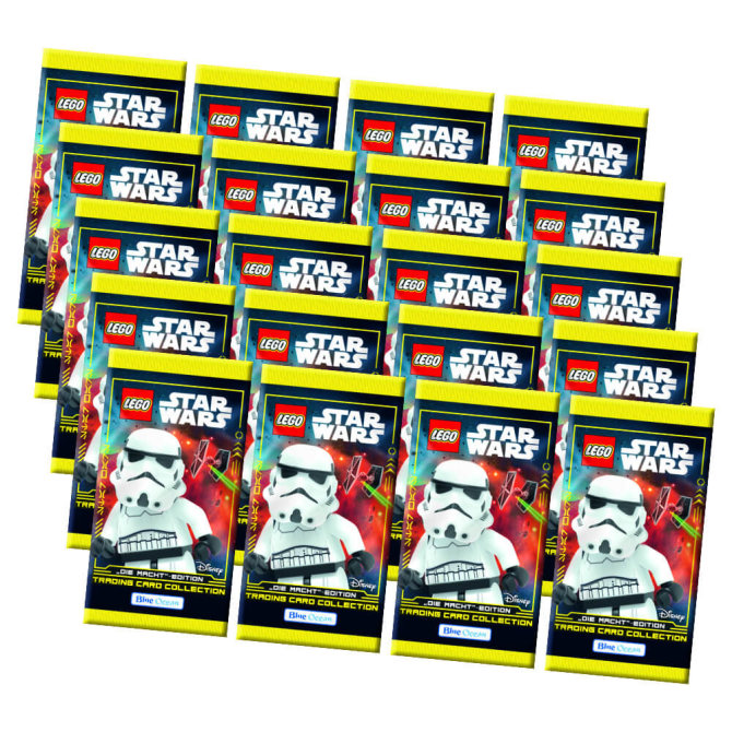 Lego Star Wars Karten Trading Cards Serie 4 - Die Macht Sammelkarten (2023) - 20 Booster