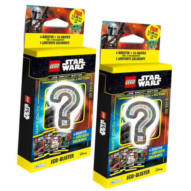 Lego Star Wars Karten Trading Cards Serie 4 - Die Macht Sammelkarten (2023) - 2 Blister