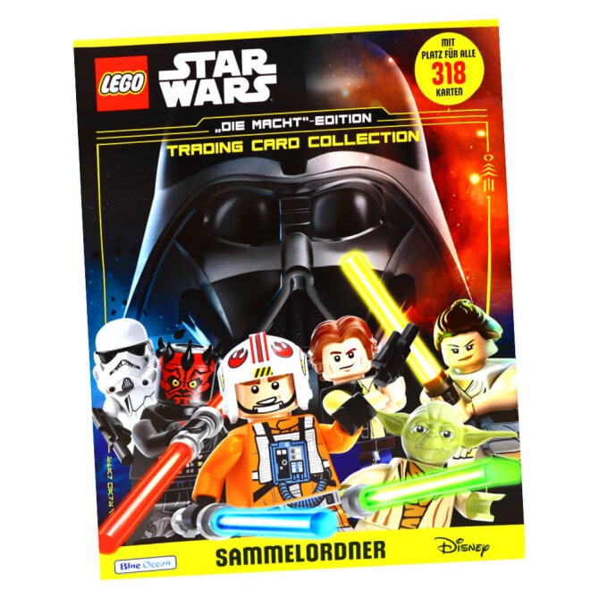 Lego Star Wars Karten Trading Cards Serie 4 - Die Macht Sammelkarten (2023) - 1 Sammelmappe