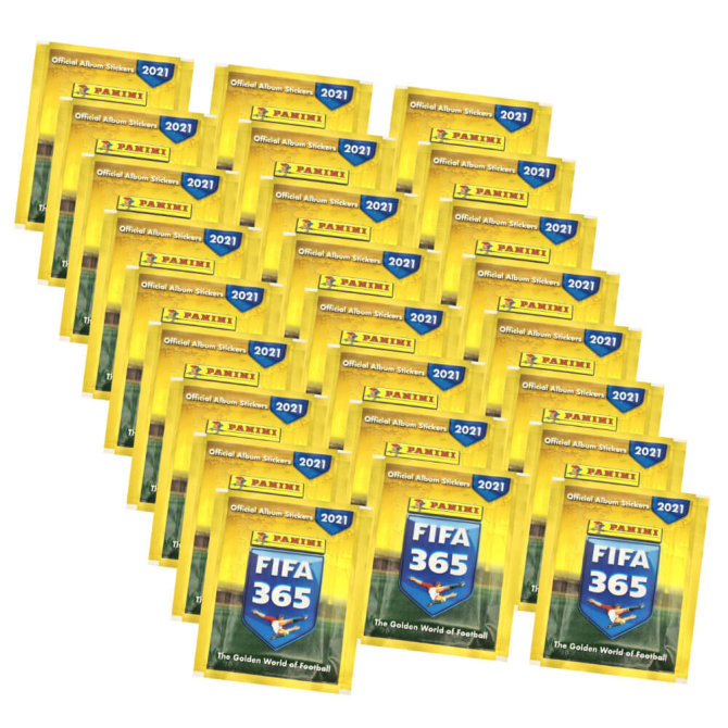 FIFA 365 Sticker Edition 2021 - Sammelsticker - 25 Tüten Sticker