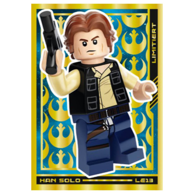 Lego Star Wars Karten Trading Cards Serie 4 - Die Macht Sammelkarten (2023) - Gold Karte LE13