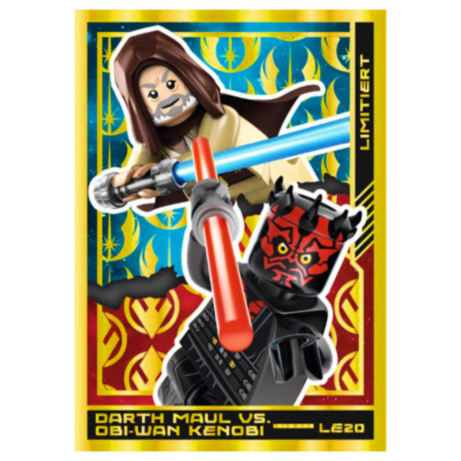 Lego Star Wars Karten Trading Cards Serie 4 - Die Macht Sammelkarten (2023) - Gold Karte LE20