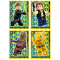 Lego Star Wars Karten Trading Cards Serie 4 - Die Macht Sammelkarten (2023) - LE12 + LE13 + LE14 + LE15 Gold Karte