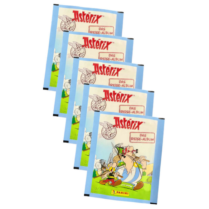 Panini Asterix Sticker - Reisealbum Sammelsticker (2023) - 5 Tüten