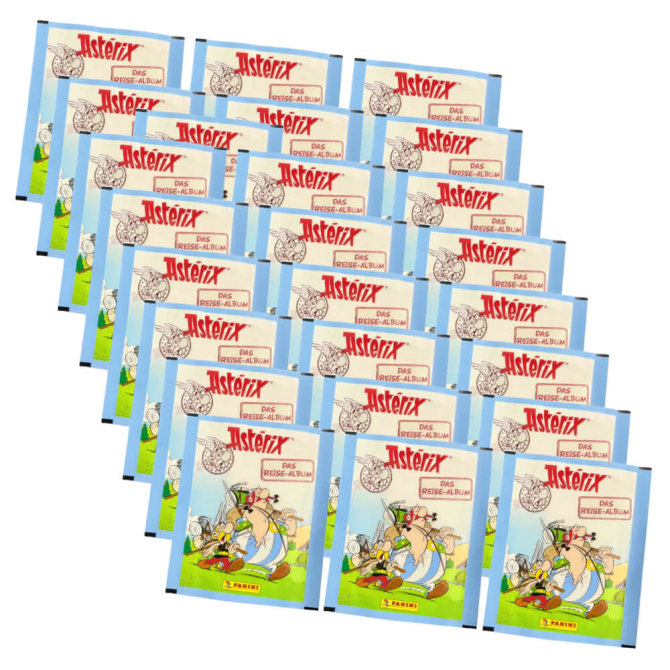 Panini Asterix Sticker - Reisealbum Sammelsticker (2023) - 25 Tüten