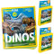 PaniniPedia Dinos Sticker - Dinosaurier Sammelsticker (2023) - 1 Album + 2 Blister