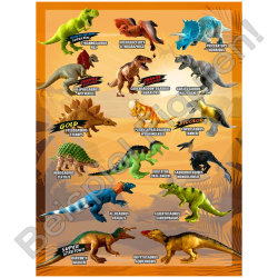 DeAgostini Super Animals - Dinosaurs Edition - Sammelfigur Dino - Figur 7. Stegosaurus Stenops (Goldfarbig)