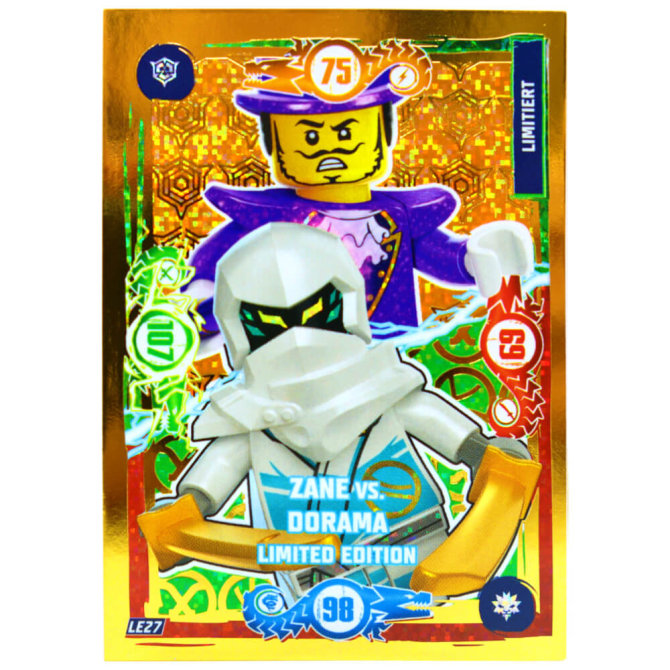 Lego Ninjago Karten Trading Cards Serie 9 - DRAGONS RISING (2024) - Gold Karte LE27 Sammelkarten