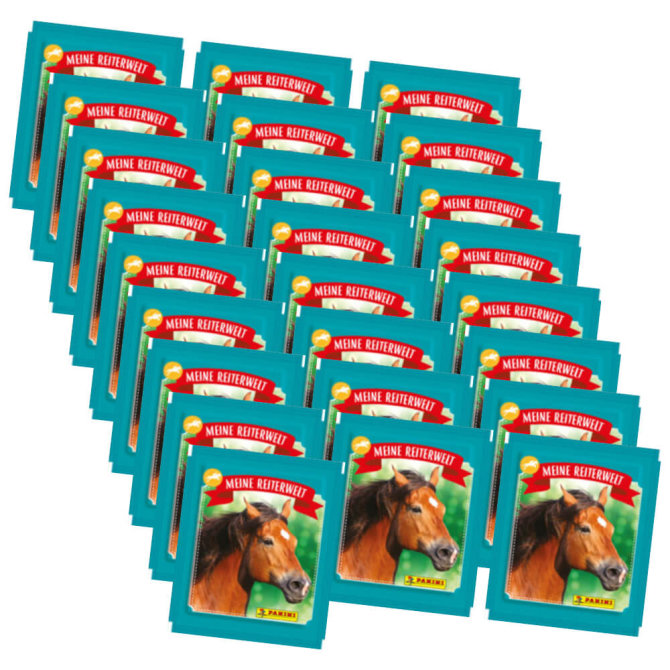 Panini Pferde Mon Club DEQuitation Sticker - Meine Reiterwelt (2024) - 25 Tüten Sammelsticker