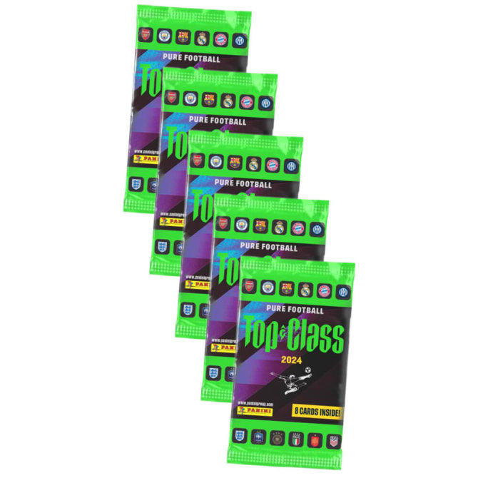 Panini Top Class Karten 2024 - Trading Cards - Sammelkarten - 5 Booster