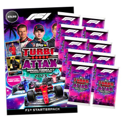 Topps Turbo Attax Karten Formula 1 - 2023 - 1 Starter +...