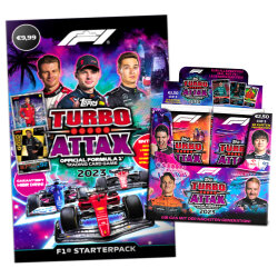 Topps Turbo Attax Karten Formula 1 - 2023 - 1 Starter + 1...